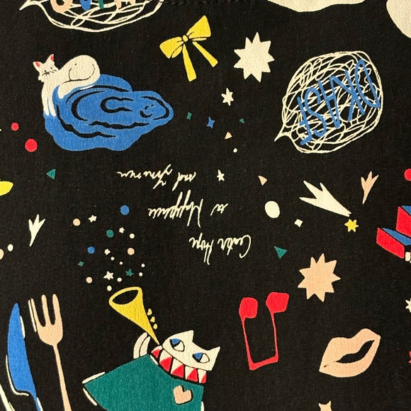 Cat lovers! Nana sound whimsical dress. Pre-loved. Size medium. Meow - Picture 4 of 10